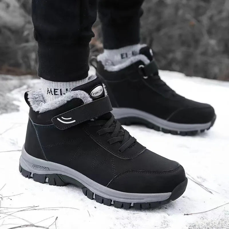 Men’s Winter Warm Snow Boots – Cold-Resistant, Anti-Slip, and Comfortable