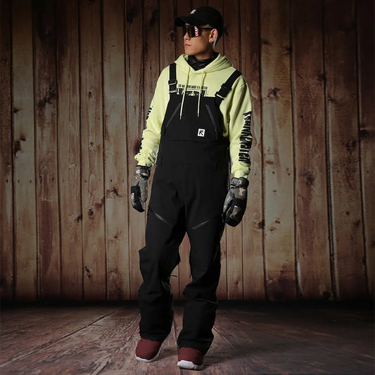 RUNNING RIVER - Winter Men Ski High-rise Salopettes - 1506