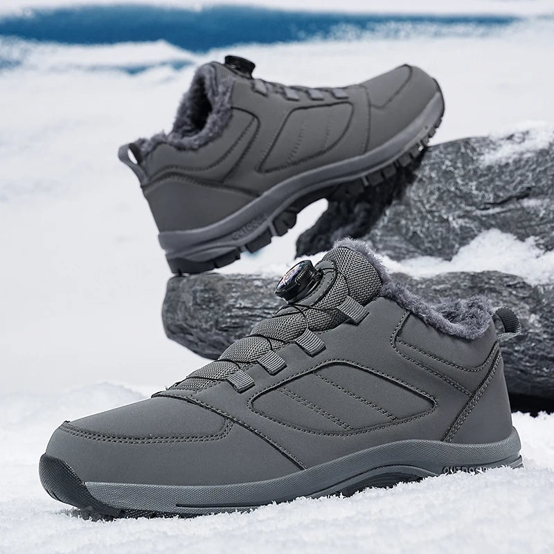 Men’s Winter Snow Boots with Quick Lace