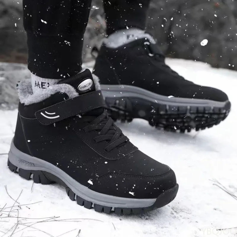 Men’s Winter Warm Snow Boots – Cold-Resistant, Anti-Slip, and Comfortable