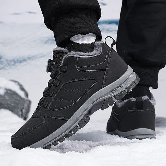 Men’s Winter Snow Boots with Quick Lace