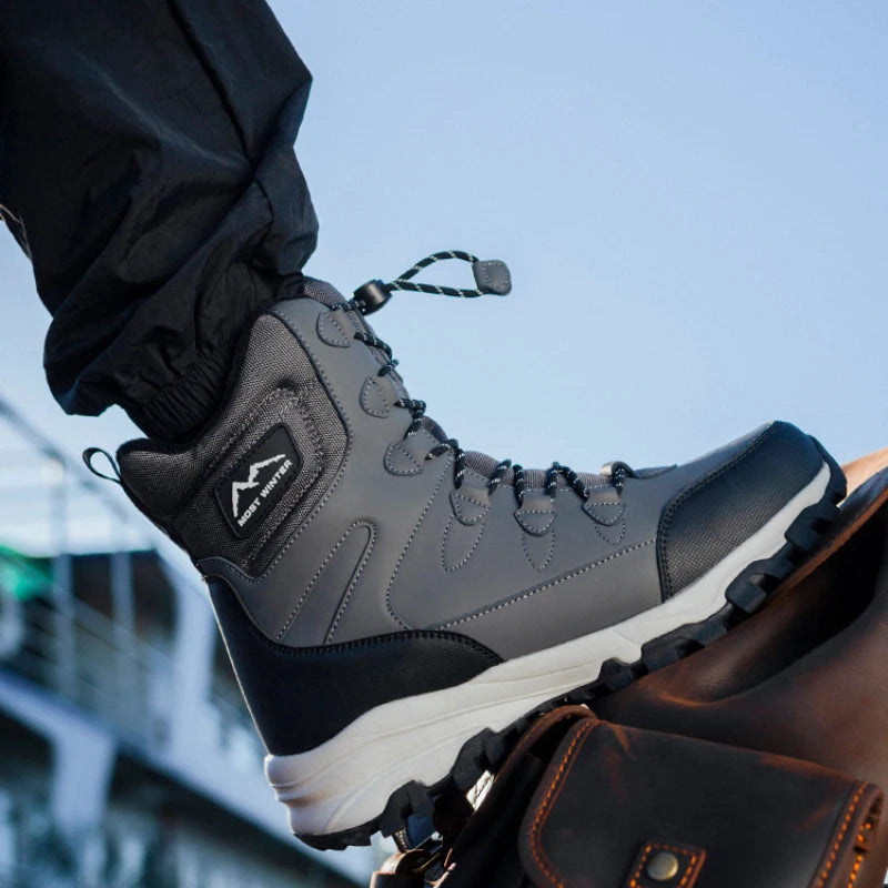 MOST WINTER -  Unisex Waterproof Snow Mountaineering Boots – Warm, Non-Slip Outdoor Footwear