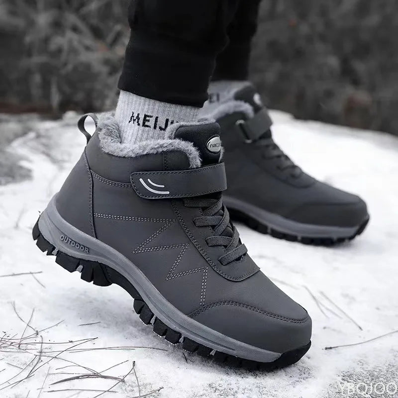 Men’s Winter Warm Snow Boots – Cold-Resistant, Anti-Slip, and Comfortable