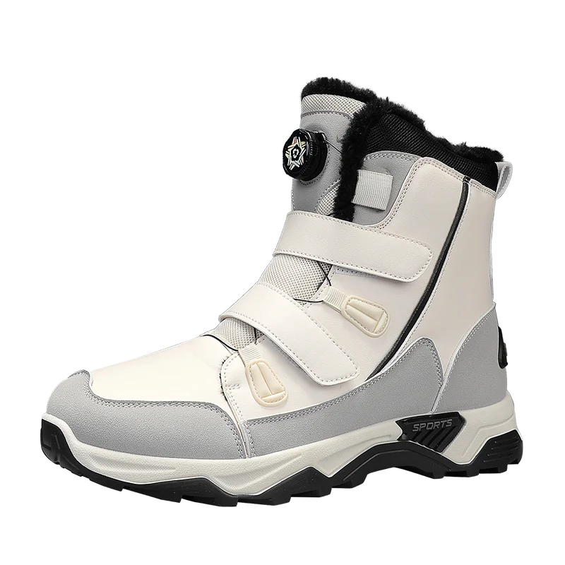 QuickLace - Men's Waterproof Snow Boots Midsole Warm Winter Outdoor Shoes