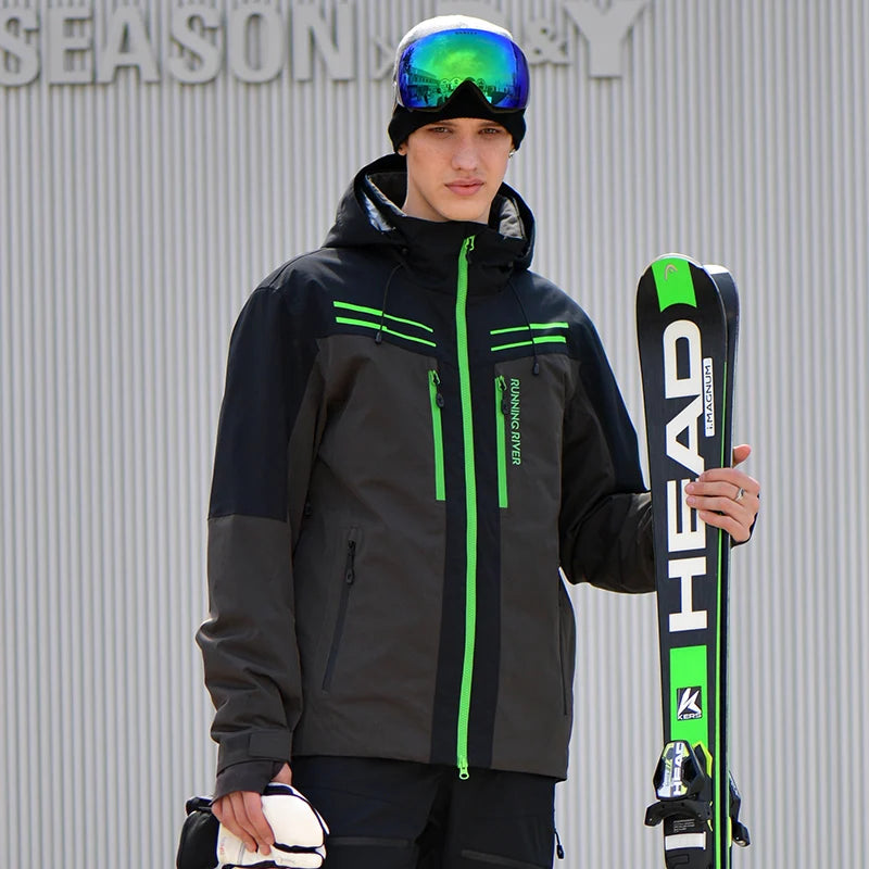 LOKI - RUNNING RIVER -  High Quality Men Ski Jacket waterproof Jacket - 3038