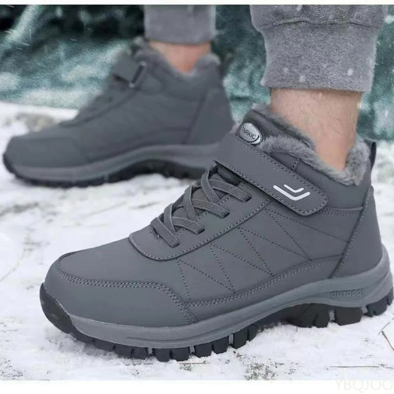 Men’s Winter Warm Snow Boots – Cold-Resistant, Anti-Slip, and Comfortable