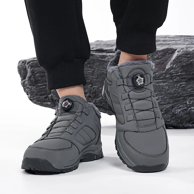 Men’s Winter Snow Boots with Quick Lace