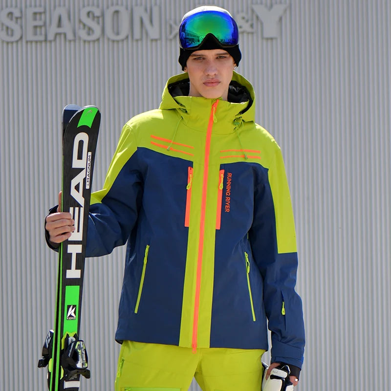 LOKI - RUNNING RIVER -  High Quality Men Ski Jacket waterproof Jacket - 3038