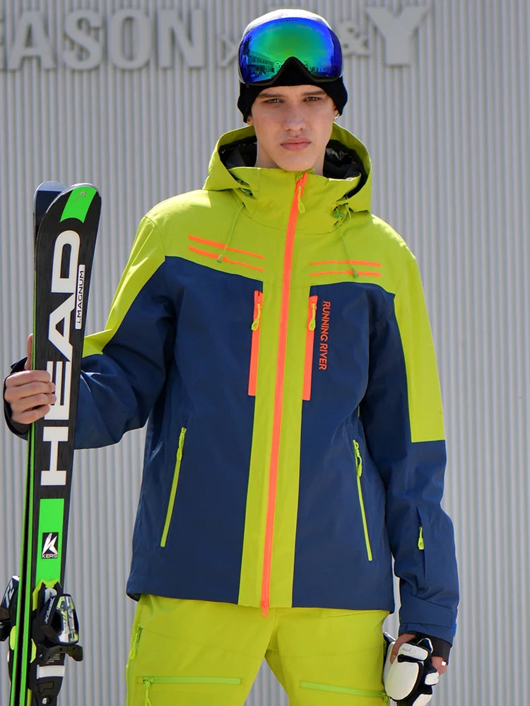 LOKI - RUNNING RIVER -  High Quality Men Ski Jacket waterproof Jacket - 3038