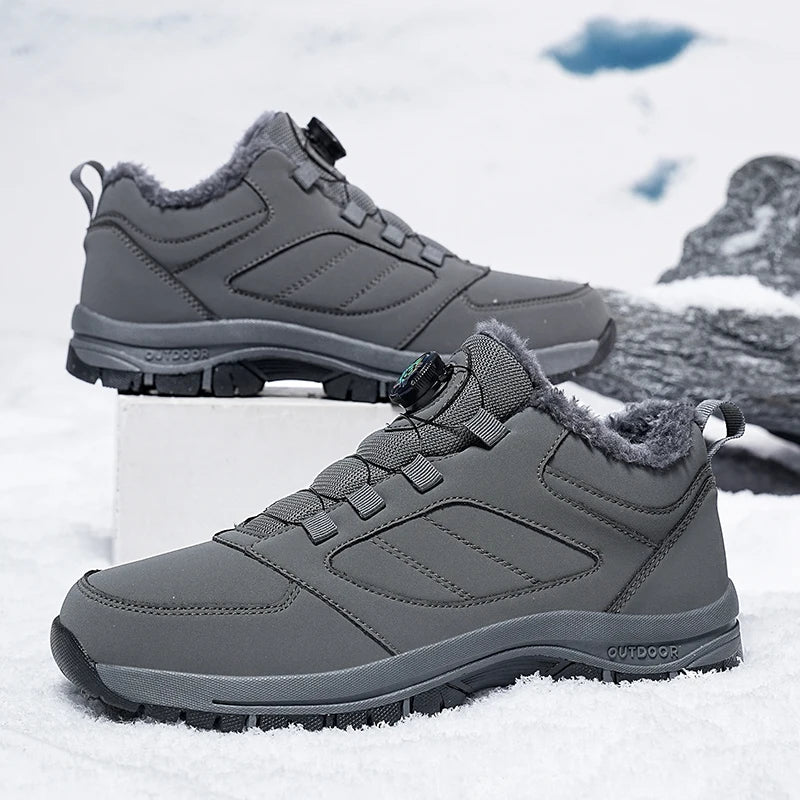 Men’s Winter Snow Boots with Quick Lace