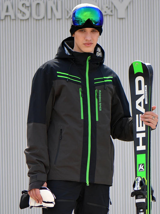LOKI - RUNNING RIVER -  High Quality Men Ski Jacket waterproof Jacket - 3038